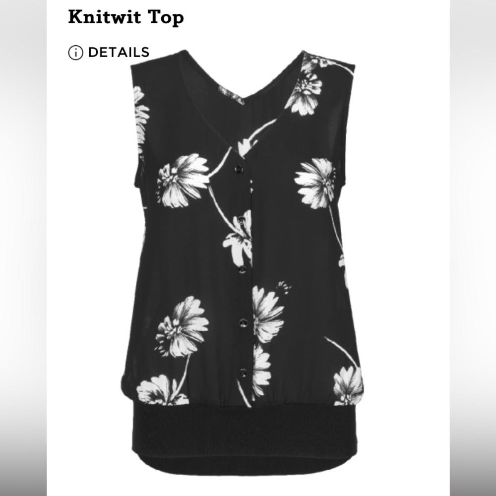 NIP Cabi Knitwit Top, Style # 4354, Sz M